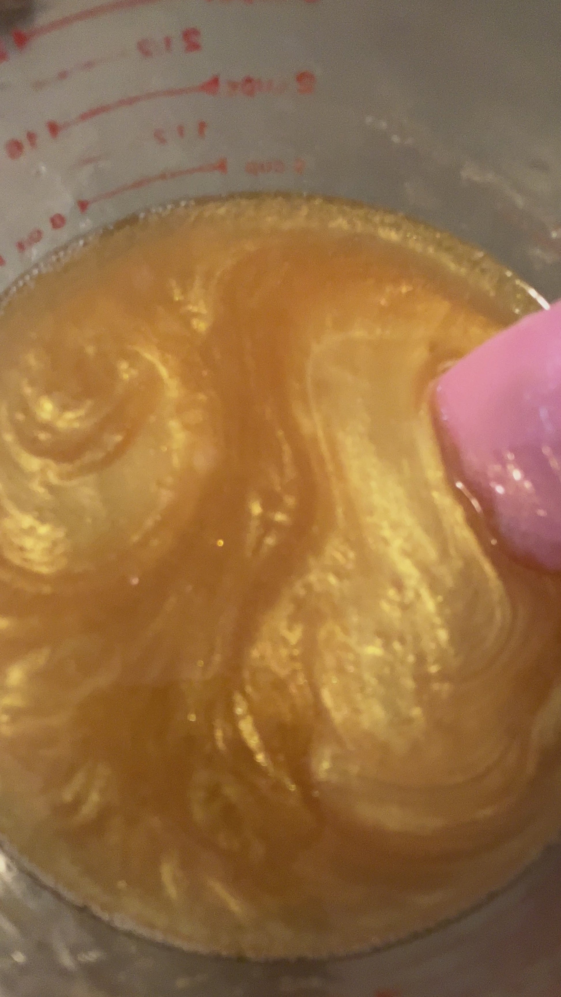 Zoomed in view of the gold melt and pour...its so satisfying to see the fluidity of the color...it looks the way silk feels.
